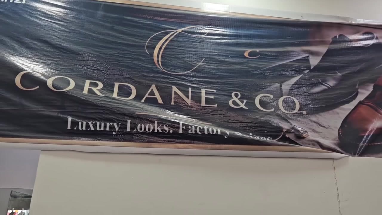 Cordane & Co. banner reading Luxury Looks, Factory Prices